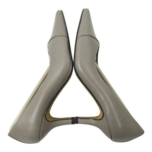 Bella Vita WOW Taupe Pump Womens Size 5 M Kitten Heel Leather Kidskin NEW - Picture 5 of 15